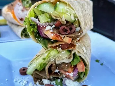 Greek Gyro Wrap Platter